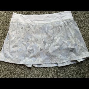 Pace Rival White/blue/grey print